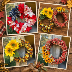Fall Ribbon Wreath Workshop