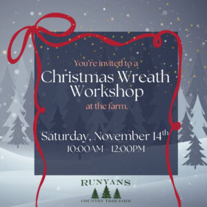 Christmas Wreath Workshop - Saturday, Nov 14th